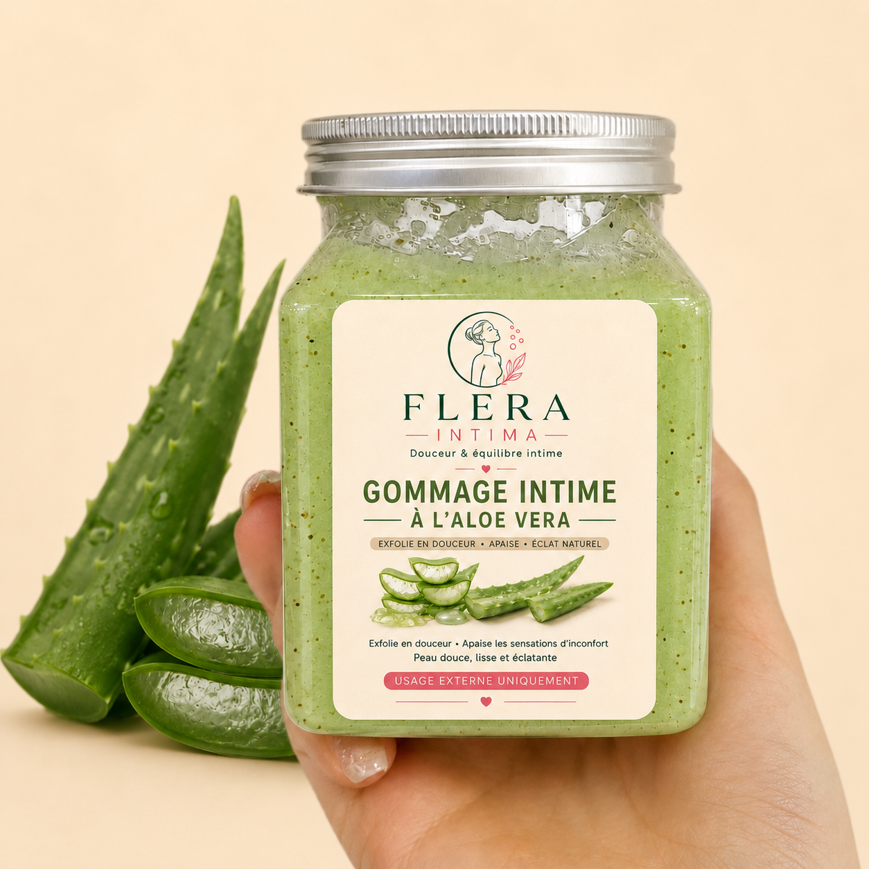 Gommage intime à l’Aloe Vera